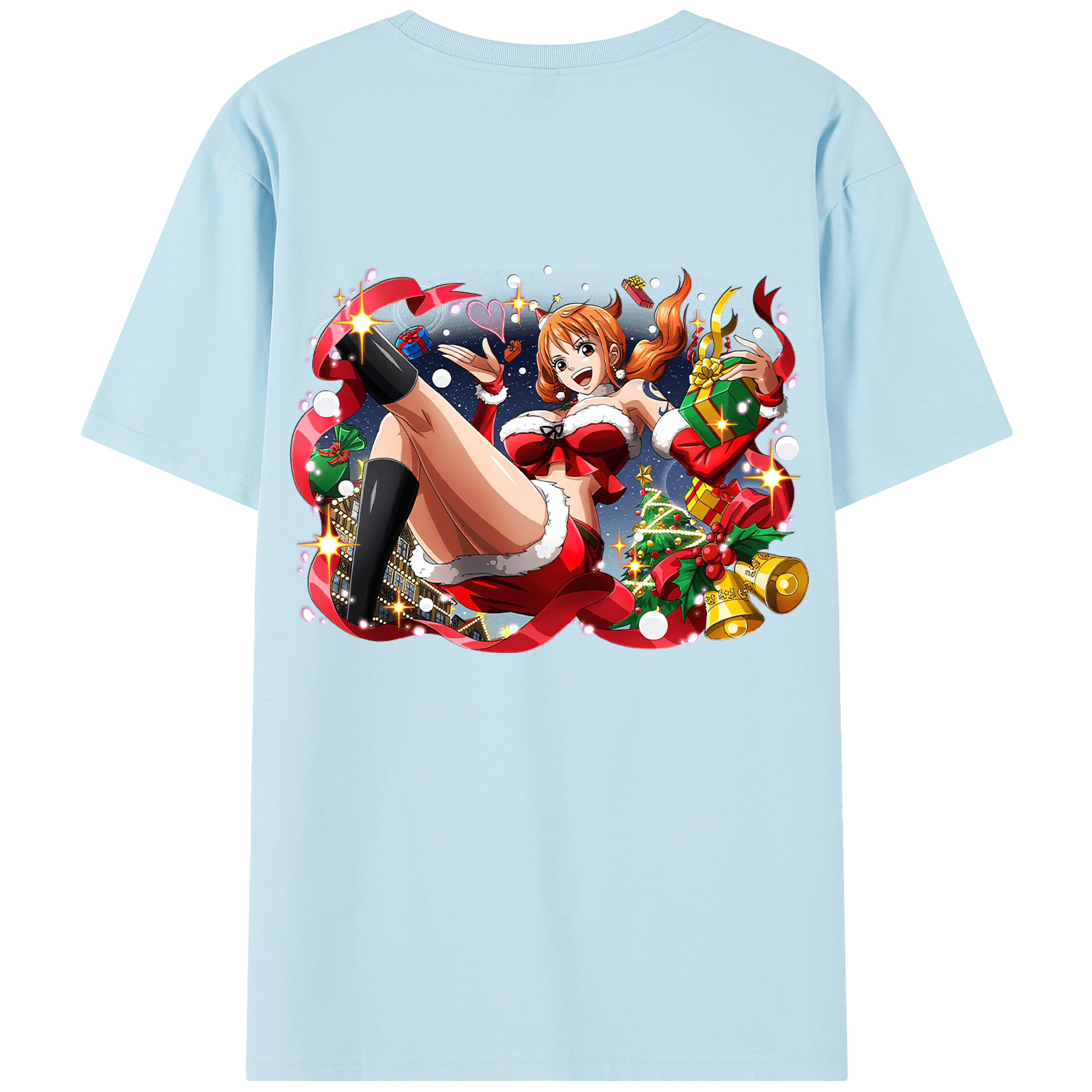 ワンピース ナミ ONE PIECE Nami 綿100％半袖Tシャツ（背面プリント）